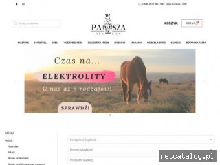 Zrzut ekranu strony paszadlakoni.pl