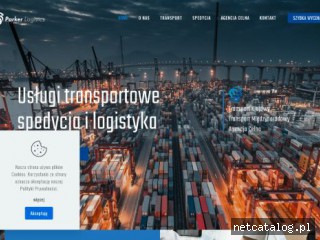 Zrzut ekranu strony parker-logistics.pl