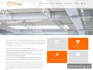 Zrzut ekranu strony grupatechplast.pl