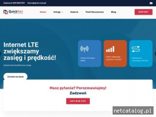 Zrzut ekranu strony www.qnet.com.pl