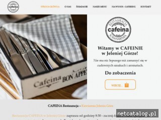 Zrzut ekranu strony cafeina.pl