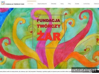 Zrzut ekranu strony www.dzialania-tworcze.com