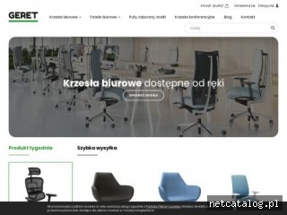 Zrzut ekranu strony geret.pl