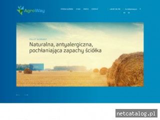 Zrzut ekranu strony www.agroway.eu
