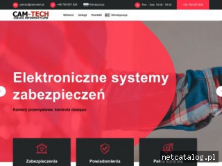 Zrzut ekranu strony cam-tech.pl