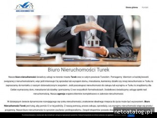Zrzut ekranu strony biuronieruchomosci.turek.pl