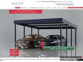 Zrzut ekranu strony www.viaty.pl