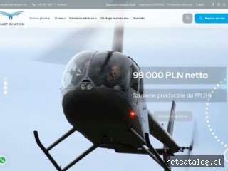 Zrzut ekranu strony www.smartaviation.eu