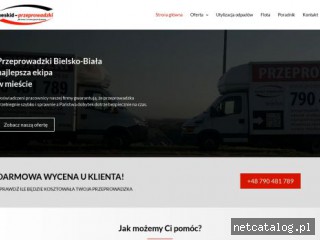 Zrzut ekranu strony www.przeprowadzki.bielsko24.eu