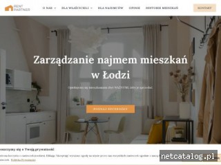 Zrzut ekranu strony rentpartner.com.pl