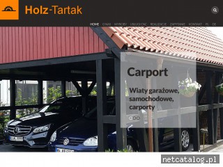 Zrzut ekranu strony www.holz-tartak.com