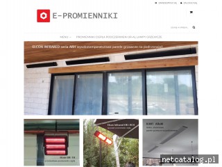 Zrzut ekranu strony e-promienniki.pl