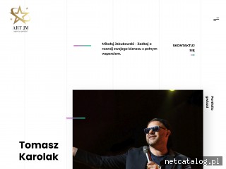 Zrzut ekranu strony artjm.pl