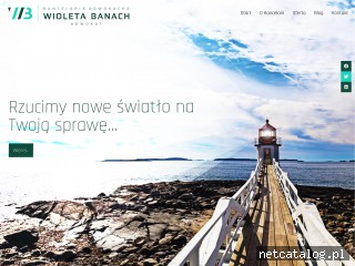 Zrzut ekranu strony adwokat-banach.pl