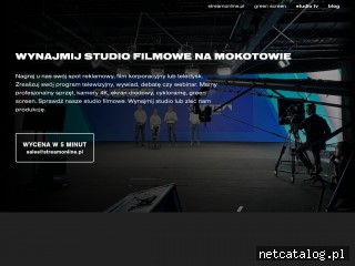 Zrzut ekranu strony studio.streamonline.pl