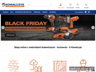 Zrzut ekranu strony sklep-kowalczyk.pl