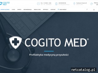 Zrzut ekranu strony med.cogitogrupa.pl