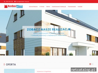 Zrzut ekranu strony amber-haus.pl