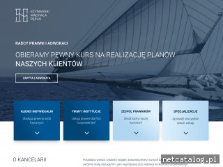 Zrzut ekranu strony szymanski-kancelaria.pl