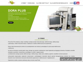 Zrzut ekranu strony doraplus.eu
