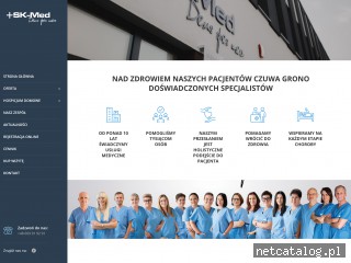 Zrzut ekranu strony sk-med.pl