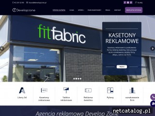 Zrzut ekranu strony developzone.pl
