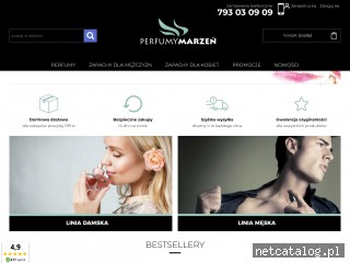 Zrzut ekranu strony perfumy-marzen.pl