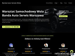 Zrzut ekranu strony banda-auto-serwis.pl