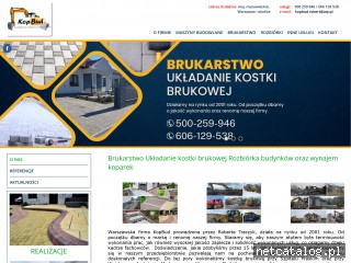 Zrzut ekranu strony www.kopbudfirma.pl