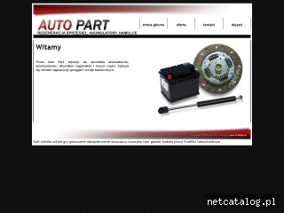 Zrzut ekranu strony www.autopart.radom.pl