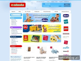 Zrzut ekranu strony e-zabawka.pl