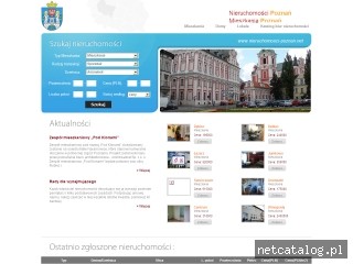 Zrzut ekranu strony www.nieruchomosci-poznan.net