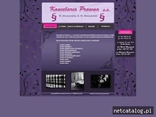 Zrzut ekranu strony www.mmkancelaria.com