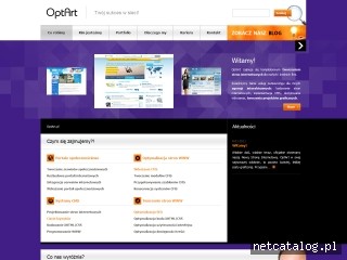 Zrzut ekranu strony optart.pl