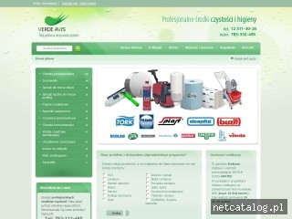 Zrzut ekranu strony www.verdeavis.pl
