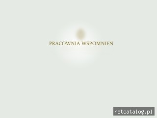 Zrzut ekranu strony www.pracowniawspomnien.com