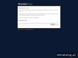 Zrzut ekranu strony www.bramka-proxy.pl