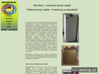 Zrzut ekranu strony www.ekontech.pl