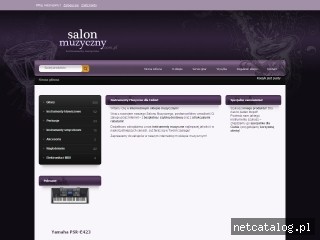 Zrzut ekranu strony salonmuzyczny.com.pl