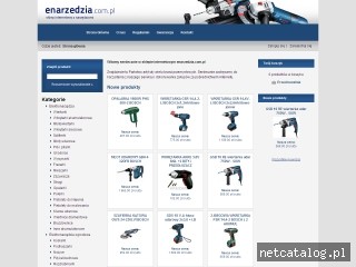 Zrzut ekranu strony www.enarzedzia.com.pl