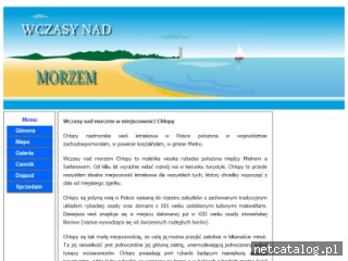 Zrzut ekranu strony www.wczasynadmorzem.web2u.pl