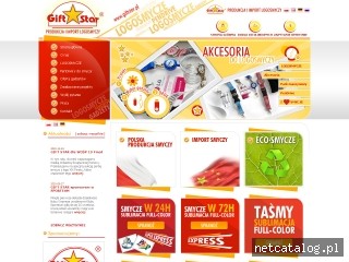 Zrzut ekranu strony www.giftstar.pl