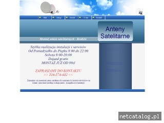 Zrzut ekranu strony www.anteny-sat.pl