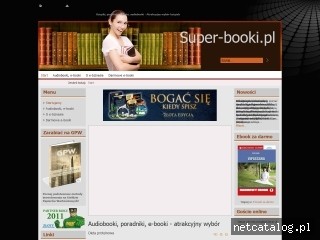 Zrzut ekranu strony www.super-booki.pl