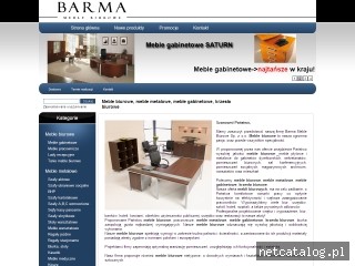 Zrzut ekranu strony www.barma.com.pl