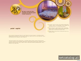 Zrzut ekranu strony www.hostel70s.com