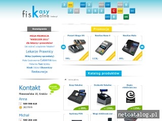 Zrzut ekranu strony kasy-fiskalne-krakow.pl