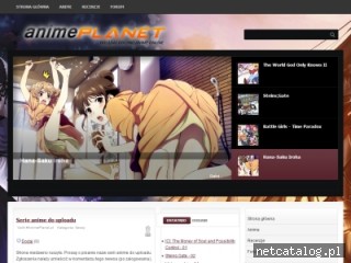 Zrzut ekranu strony animeplanet.pl