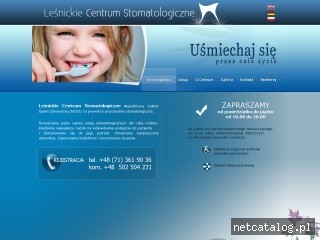 Zrzut ekranu strony www.lcs.wroclaw.pl