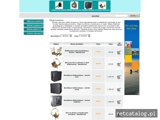 Zrzut ekranu strony www.wklady-kominkowe.lijo.pl
